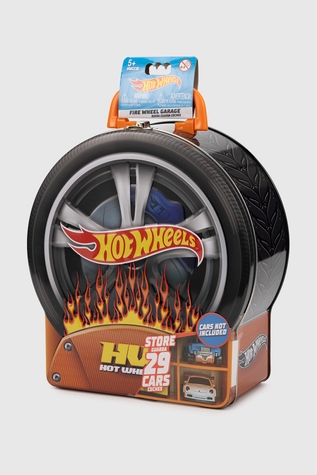 Фото Металевий контейнер-колесо Hot Wheels INTEK ACCESSORIES HWCC18 Різнокольоровий (4893825032143)