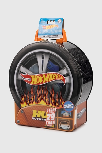 Фото Металевий контейнер-колесо Hot Wheels INTEK ACCESSORIES HWCC18 Різнокольоровий (4893825032143)