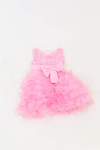 Фото Платье праздничное для девочки Yuki shop D002 80 Розовый (2000903529033D)