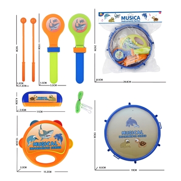 Фото Набір музичних інструментів 188A Різнокольоровий (2002014845828)