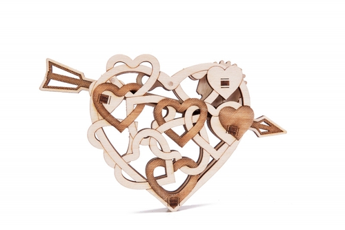 Фото Механически сувенирно-коллекционная модель "Сердце" 1071 (4820195191071)