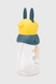 Пляшка дитяча з трубочкою для напоїв YIWUSHIYALE 2108 Синій (2002015571801) Фото 3 з 6