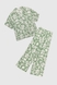 Костюм з візерунком жіночий D2349042 3XL Зелений (2000990351845S) Фото 11 з 20