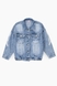 Куртка джинсова для дівчинки PPS445 128 см Синій (2000989896531D) Фото 6 з 11