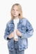 Куртка джинсова для дівчинки PPS445 176 см Синій (2000989896616D) Фото 1 з 11