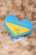 М'яка іграшка Серце Обійми 00970 Жовто-блакитний (2000989416401) Фото 1 з 3