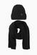 Набір шапка+шарф ALASKA2 Чорний (2000904628025D) Фото 1 з 7