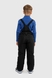 Штаны на шлейках для мальчика EN109 128 см Черный (2000989593430W) Фото 2 из 19