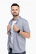 Рубашка однотонная мужская Stendo 235044 L Серый (2000989740391S) Фото 5 из 11