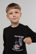 Свитшот с принтом для мальчика First Kids 3107 110 см Черный (2000989934943D)
