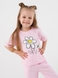 Костюм футболка+капрі для дівчинки Atabey 10466.0 92 см Рожевий (2000990478818S) Фото 5 з 18