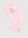 Костюм футболка+капрі для дівчинки Atabey 10466.0 92 см Рожевий (2000990478818S) Фото 9 з 18