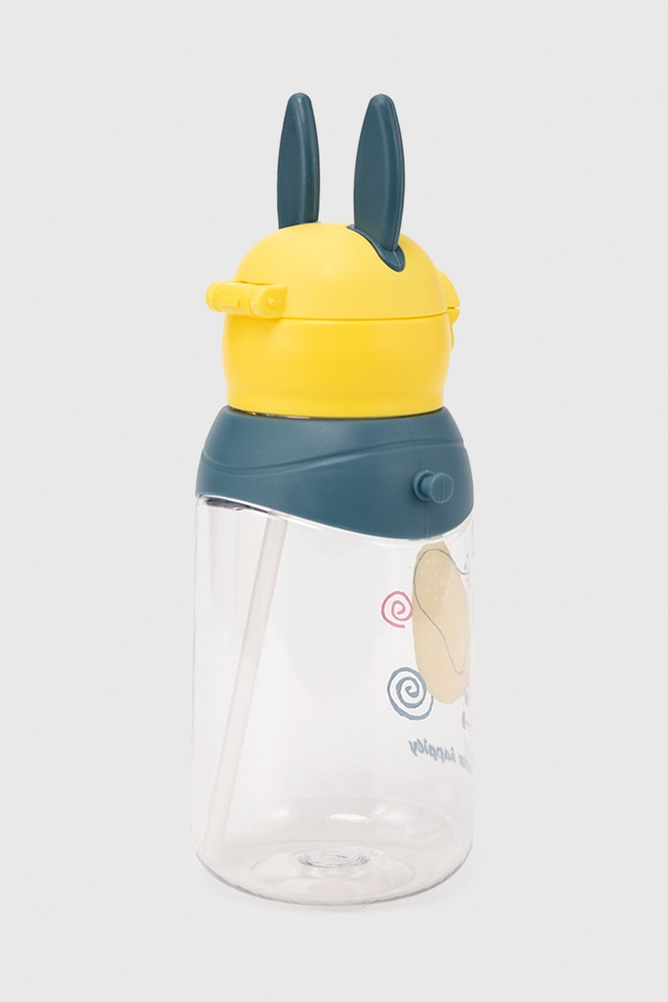 Фото Пляшка дитяча з трубочкою для напоїв YIWUSHIYALE 2108 Синій (2002015571801)
