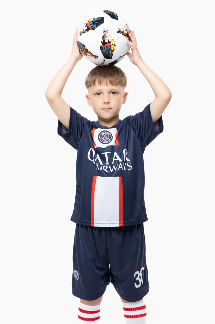 Фото Футбольная форма для мальчика BLD ПСЖ MESSI 134 см Темно-синий (2000989680949A)