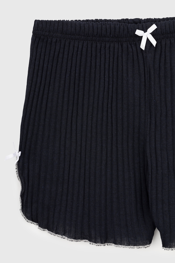 Фото Пижамные шорты женские KESIMOGLU Рубчик 080 2XL Темно-синий (2000990529664A)
