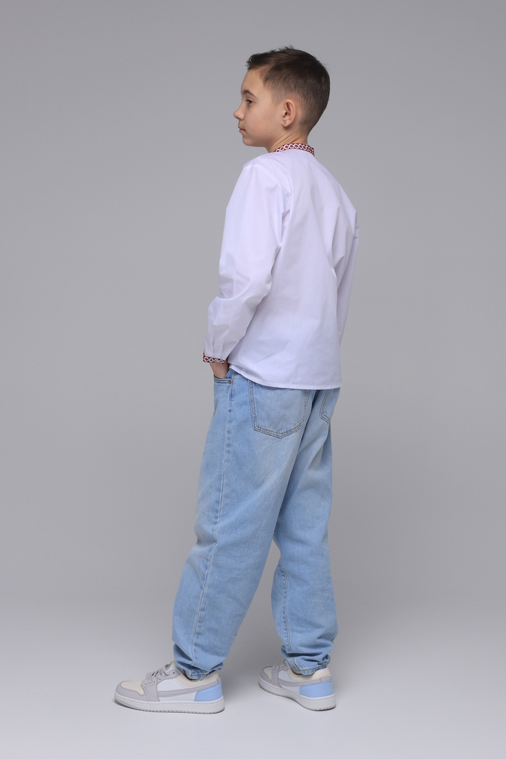 Фото Сорочка з вишивкою для хлопчика КОЗАЧЕК КОЗАК 146 см Червоний (2000902206225D)