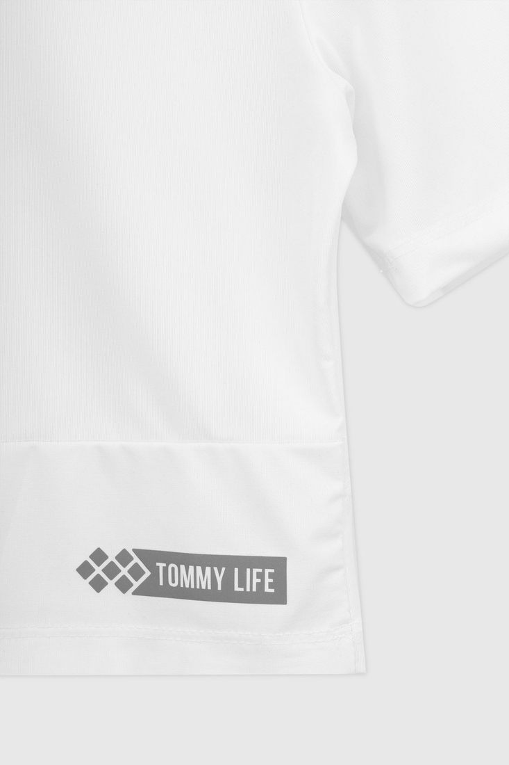 Фото Топ фітнес однотонний жіночий Tommy life 97265 XL Білий (2000989973232A)
