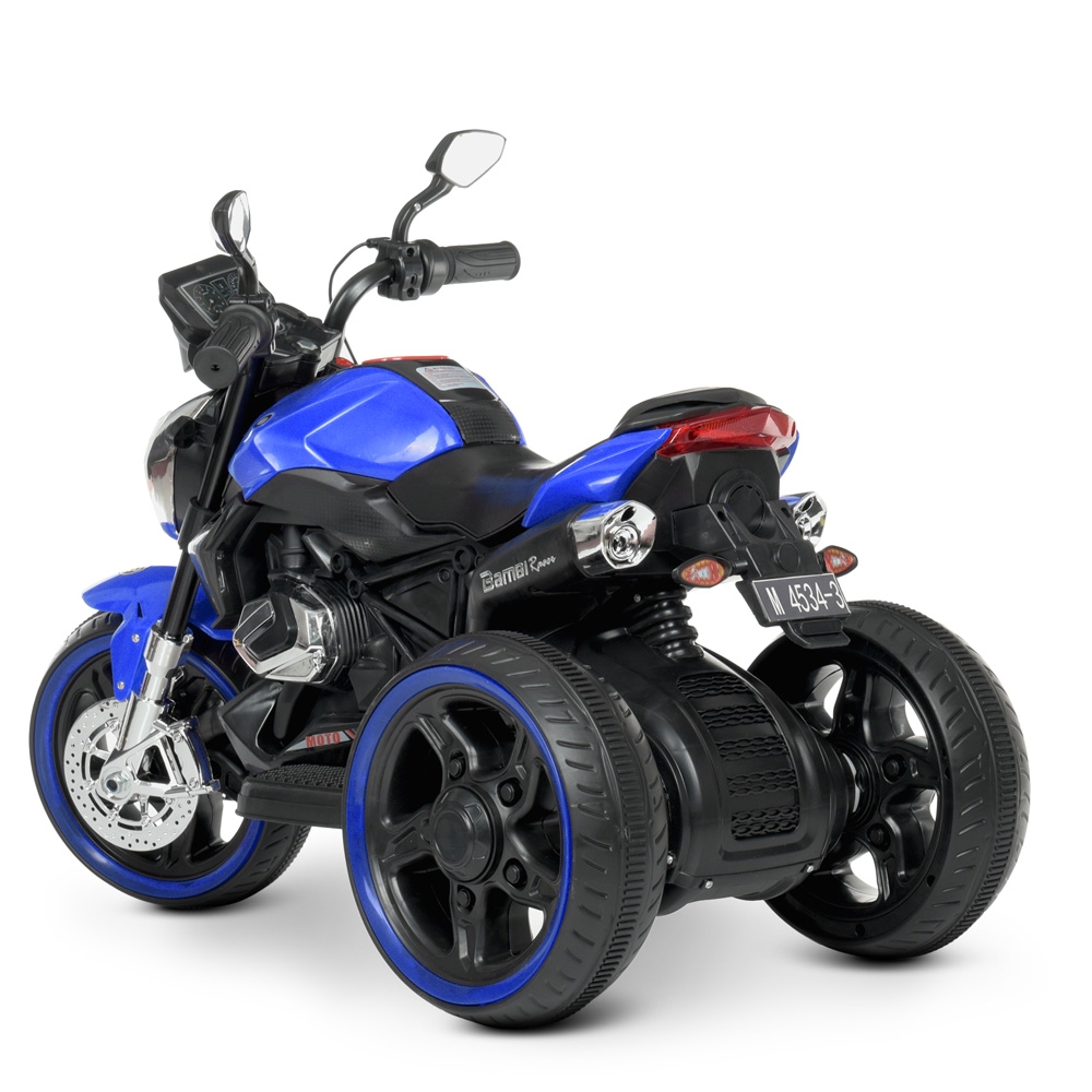Фото Дитячий мотоцикл M4534-4 Синій (6903317344420)