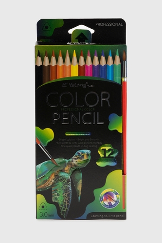 Фото Акварельные карандаши ЧЕРЕПАХА C61979 Разноцветный (2000990507907)