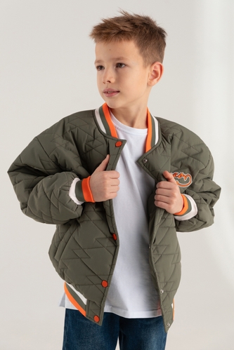 Фото Куртка для хлопчика XZKAMI 55232 140 см Хакі (2000990368614D)