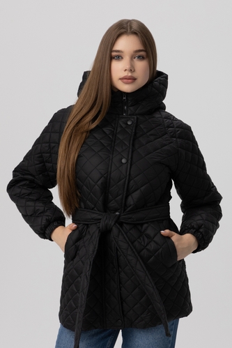 Фото Куртка однотонна жіноча OnMe CTM WBC02316 XL Чорний (2000990123749D)