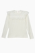 Блуза трикотаж для дівчинки Perix 4028 152 см Молочний (2000989808770D) Фото 7 з 12