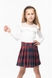 Блуза трикотаж для дівчинки Perix 4028 152 см Молочний (2000989808770D) Фото 3 з 12