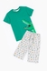 Костюм для хлопчика Breeze 1020 футболка + капрі 122 см Зелений (2000989621324S) Фото 1 з 8