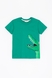 Костюм для хлопчика Breeze 1020 футболка + капрі 122 см Зелений (2000989621324S) Фото 2 з 8