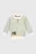 Костюм (світшот+штани) для хлопчика Beyaz Bebek 2060 74 см Зелений (2000990301901D) Фото 3 з 15