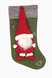 Новорічна шкарпетка YaXing XD21063G Зелений (2000989227267)(NY)(SN) Фото 1 з 3