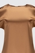 Сукня однотонна жіноча 240130 L Темно-бежевий (2000990402301D) Фото 11 з 12