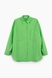 Рубашка однотонная женская Crep 90279 L Зеленый (2000989497851D) Фото 9 из 14