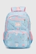 Рюкзак шкільний+сумка+гаманець для дівчинки 732-10 Блакитний (2000990630797A) Фото 3 з 21