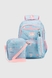 Рюкзак шкільний+сумка+гаманець для дівчинки 732-10 Блакитний (2000990630797A) Фото 1 з 21