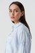Рубашка однотонная женская AYN 1959 L Голубой (2000990421647S) Фото 4 из 10