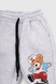 Спортивні штани з принтом для хлопчика Pitiki 9791 Ведмедик 110 см Сірий (2000990046765W) Фото 3 з 6