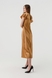 Платье однотонное женское 240130 L Темно-бежевый (2000990402301D) Фото 3 из 12