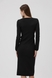 Сукня однотонна жіноча Femme 1014 L Чорний (2000989871125D) Фото 7 з 14