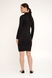 Платье однотонное женское LAWA WTC02358 XS Черный (2000990437945D)(LW) Фото 3 из 9