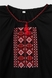 Вишиванка сорочка з принтом жіноча Олеся 46 Чорний (2000989910077A) Фото 10 з 13