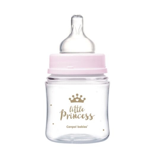 Фото Набір для новонароджених DREAM Canpol babies 0310mix пляшечка 120 мл + пустушка MINI Girl Різнокольоровий (2000990116918)