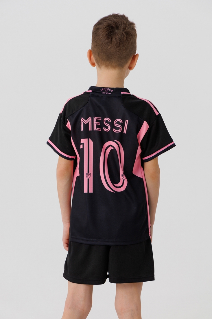 Фото Футбольна форма для хлопчика BLD INTER MESSI 110 см Чорний (2000990367334A)