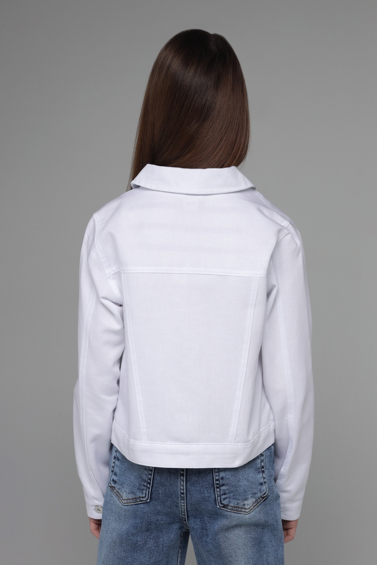 Фото Куртка-рубашка для девочки DMB 0052 DMB 164 см Белый (2000989439073S)
