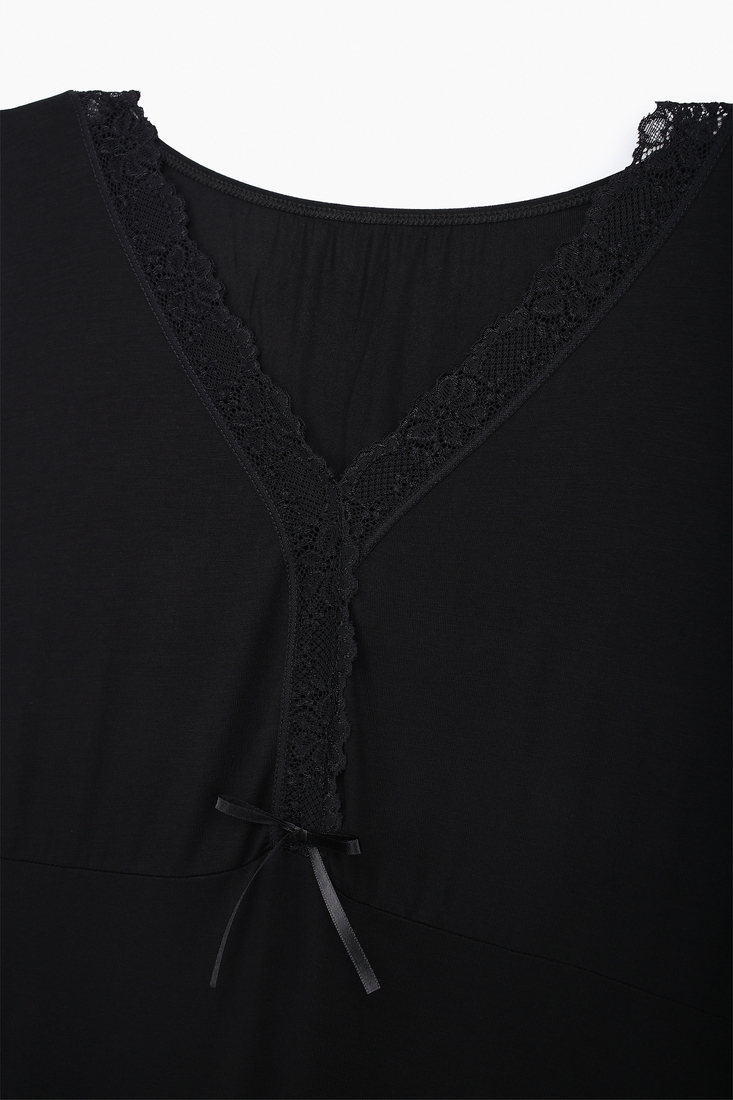 Фото Ночная женская рубашка Atik 789 3XL Черный (2000989500865A)