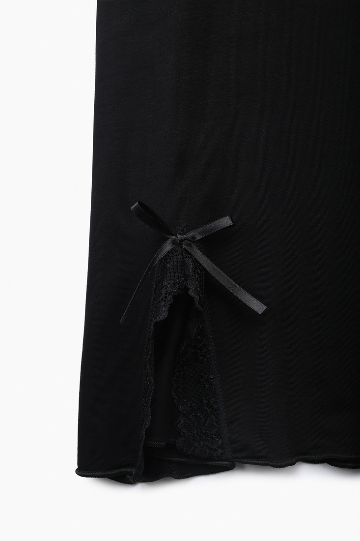 Фото Ночная женская рубашка Atik 789 3XL Черный (2000989500865A)