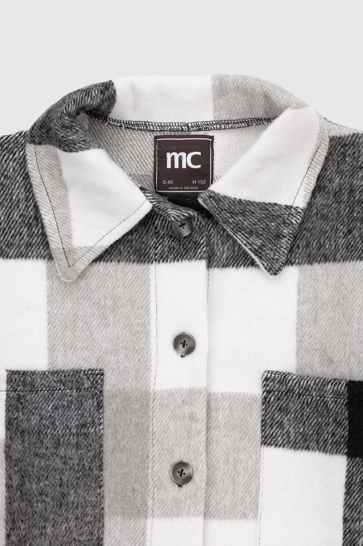 Фото Рубашка с узором для девочки MyChance Ч/Б 164 см Черно-белый (2000990039323D)