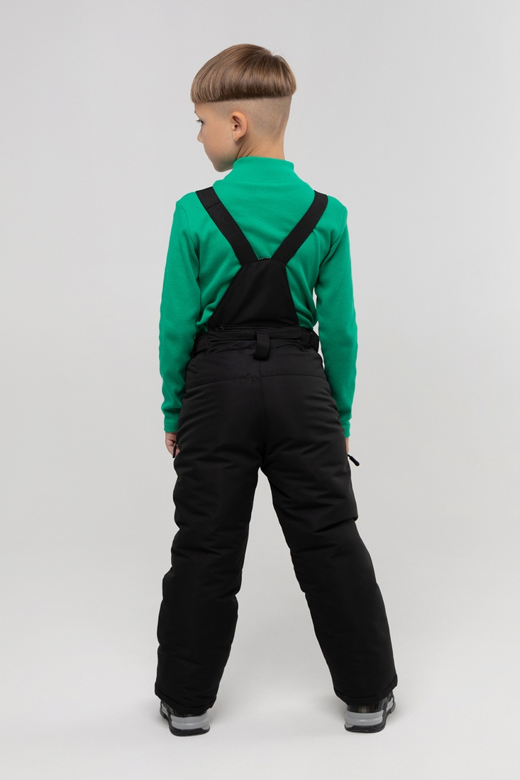 Фото Штани на шлейках для хлопчика EN111 116 см Чорний (2000989592860W)