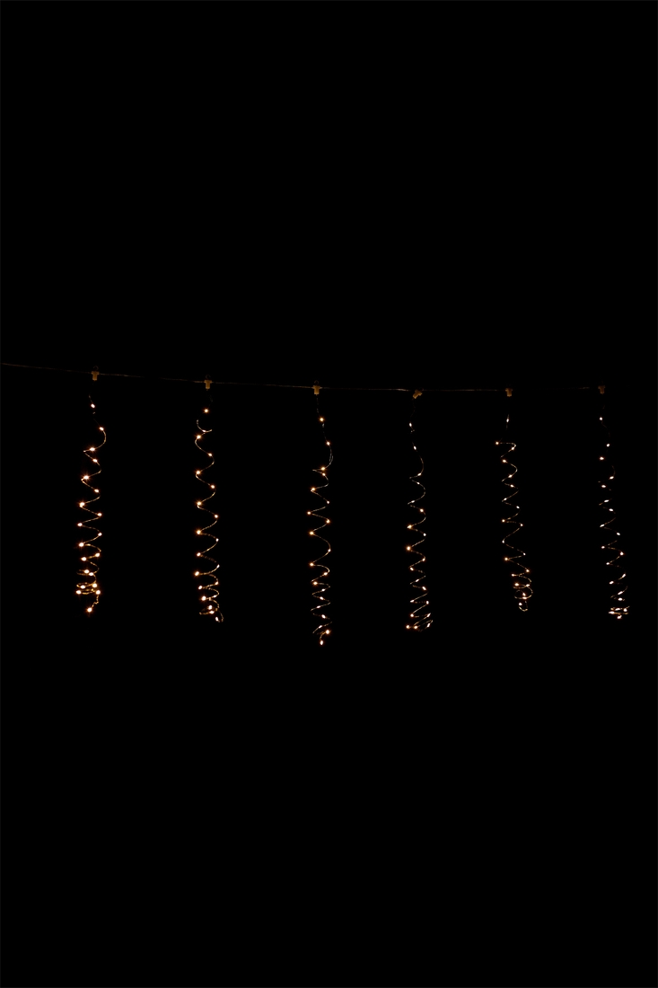 Фото Светлодіодна Гірлянда волосінь штора"Промені роси" 3 х 2 м,з пультом, з USВ , золото (2000989312918)(NY)