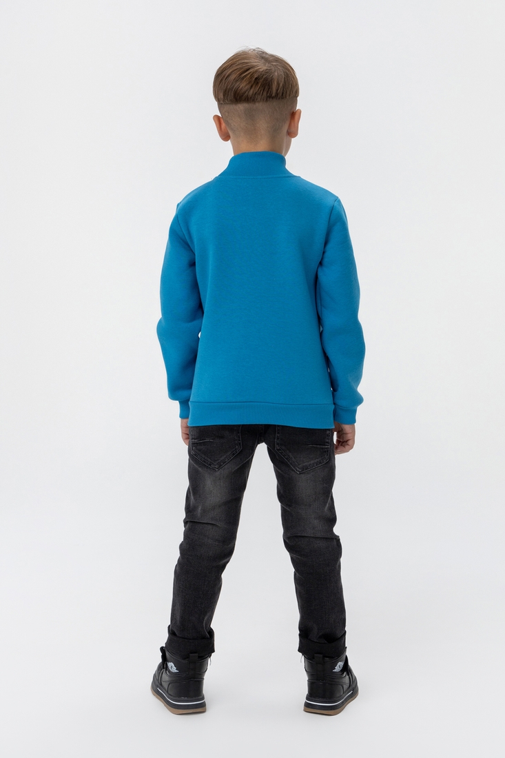 Світшот з принтом для хлопчика Baby Show 10103 110 см Синій (2000990129901W)